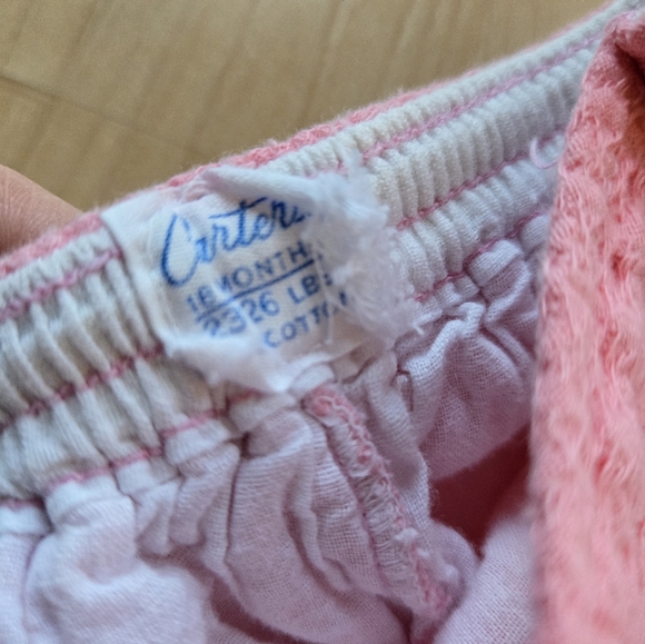 Vintage 1980s-1990s Carter's coral pink pants - Picture 4 of 5